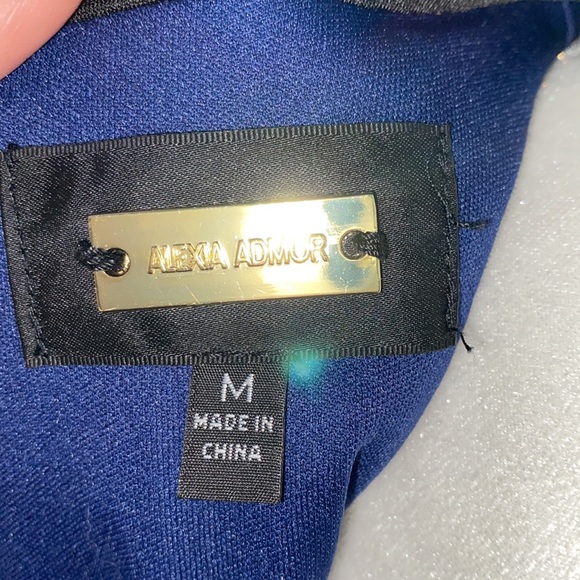 NWOT ALEXIA ADMOR Marielle Colorblock Sheath Dress - Picture 9 of 9